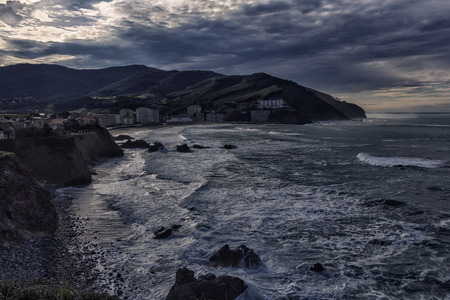 landscape in the north of spainの写真素材