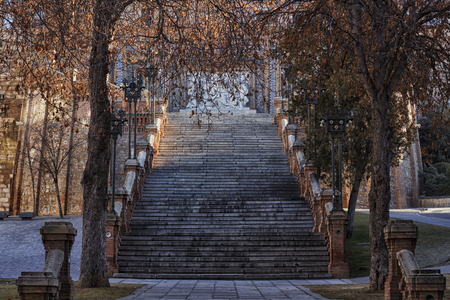 Stairs in the cityの写真素材