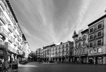 view of the city of teruelのeditorial素材