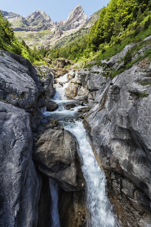 river landscape in the mountainsの写真素材