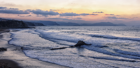 landscape in the beach of sopelana