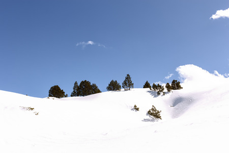 landscape in the mountains in isaba