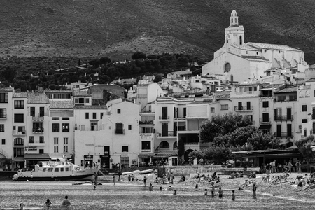 town of cadaques in gironaのeditorial素材
