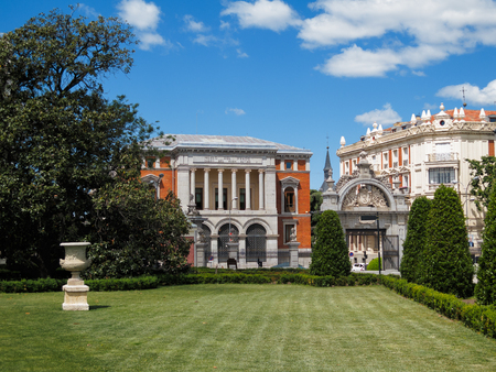 garden in the middle of madridのeditorial素材