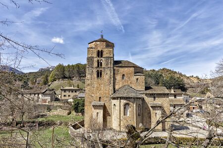 ancient church in a small spanish town