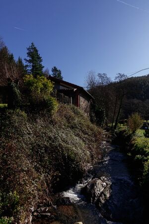 panoramic landscape in the mountains