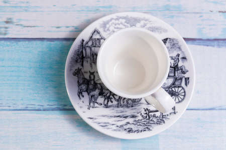 coffee set on rustic backgroundの写真素材