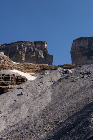Roland Gap, Cirque de Gavarnie in the Pyreneesの写真素材