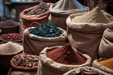 Aromatic Alleyways: A Tour Through the Spice Marketの素材