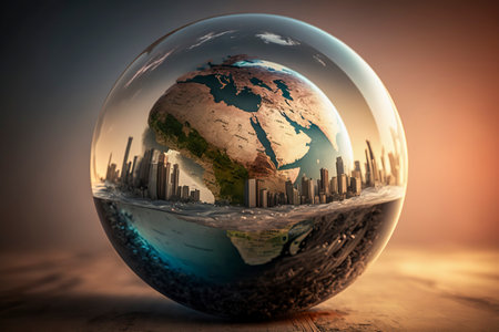 The Climate Crisis: Examining the Devastating Effects of Global Warming and Urging Action to Protect Our Planet, ai generativeの素材