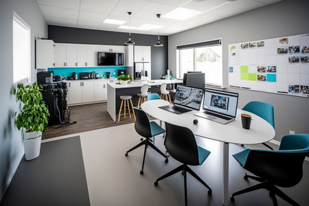 Innovation in action: an inside look at the office of an emerging businessの素材