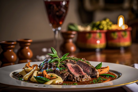 Meat Lover's Dream: Savoring the Best Cuts at This Top Restaurant, ai generativeの素材
