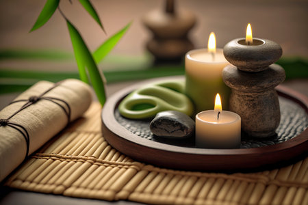 Escape to Nature: Unwind in Our Spa's Natural Light and Greenery and Let Mother Nature Heal You from the Inside Outの素材