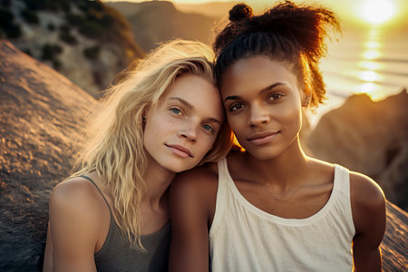 Love Knows No Bounds: An Interracial Lesbian Romance on the Costa Bravaの素材