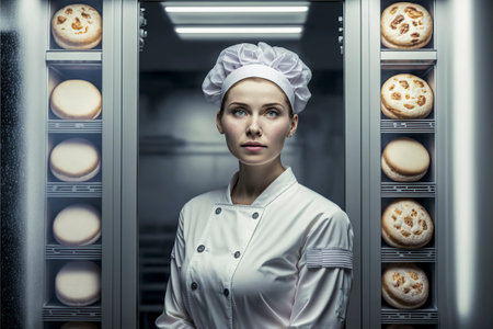 Wholesome, Creative, and Passionate: Meet the Female Pastry Chef Who Delights the Local Community with Her Unique Flavors and Artistic Touchの素材