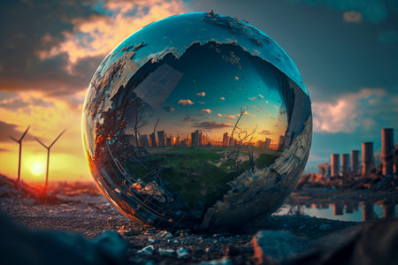 Global Crisis Unveiled: Exploring the Vast Impact of Pollution on Our Fragile Worldの素材