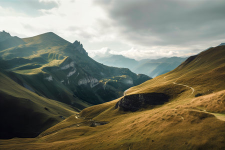 Hike through an Idyllic Pyrenean Valley: Experience the Breathtaking Scenery and Pure Airの素材