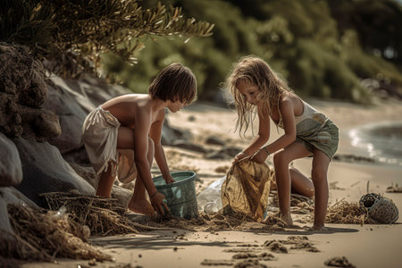 From Trash to Treasure: Children Promote Upcycling in Coastal Cleanup Campaignの素材