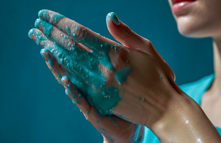 Green Soap Hand Washing: Personal Care for Clean and Healthy Handsの素材