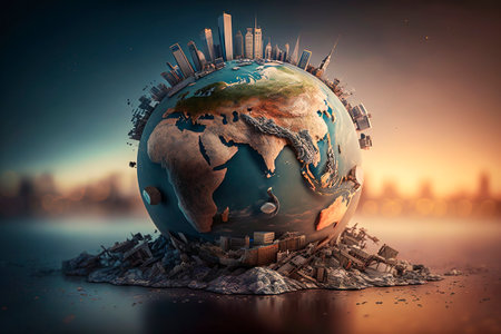 Ozone Depletion: Protecting the Earth's Protective Shield and Preserving Lifeの素材