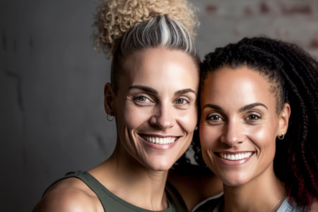 Love is Love: A Stunning Portrait of a Joyful and Affectionate Lesbian Coupleの素材