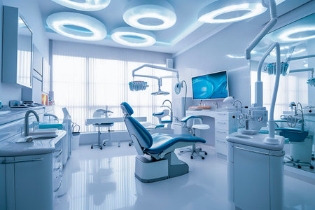 Modern Dental Clinic: A Clean and Comfortable Environment Offering Advanced Oral Care and Expert Consultationの素材