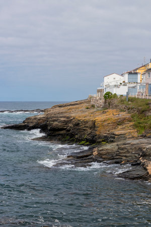 Capturing Coastal Splendor: Tranquil Charm by the Cantabrian Seaの写真素材