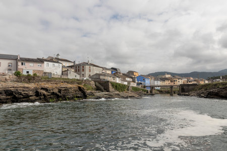 Exploring the Picturesque Beauty of Rinlo on the Galician Coastの写真素材