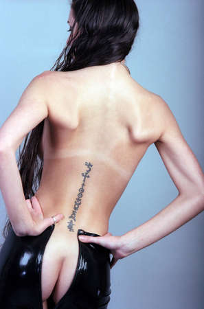 attractive fetish modelの写真素材