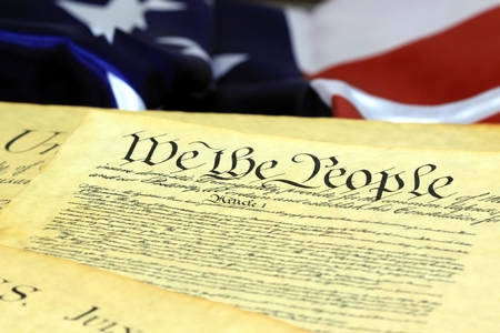 Preamble to the Constitution of the United States of Americaの写真素材