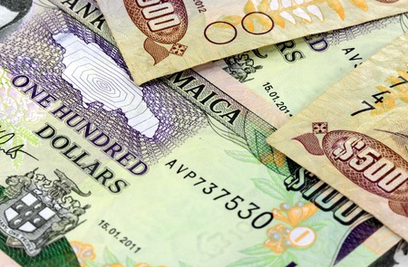 Jamaica currency - Banking and economic stability concept