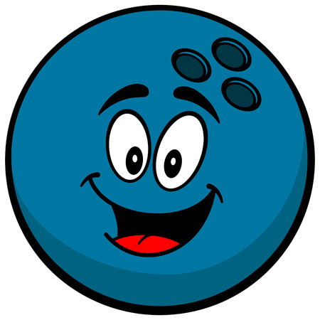 Bowling Ball Mascotのイラスト素材