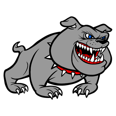 Bulldog Classic Iconのイラスト素材