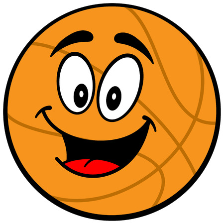 Cartoon Basketballのイラスト素材