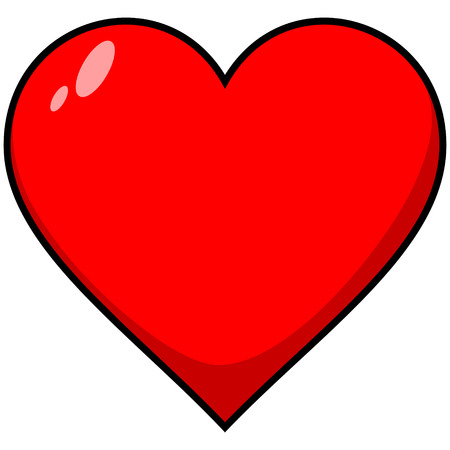 Cartoon Heartのイラスト素材