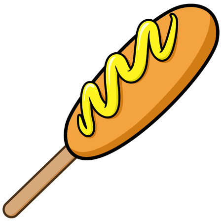 Corn Dogのイラスト素材