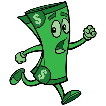 Dollar Runのイラスト素材