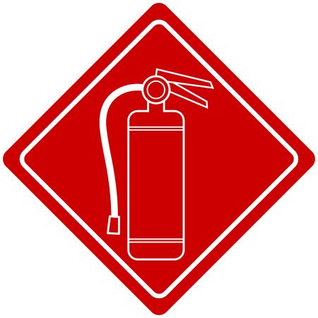 Fire Extinguisher Signのイラスト素材