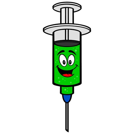 Flu Shot Cartoonのイラスト素材