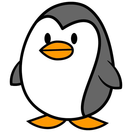 Kawaii Penguinのイラスト素材