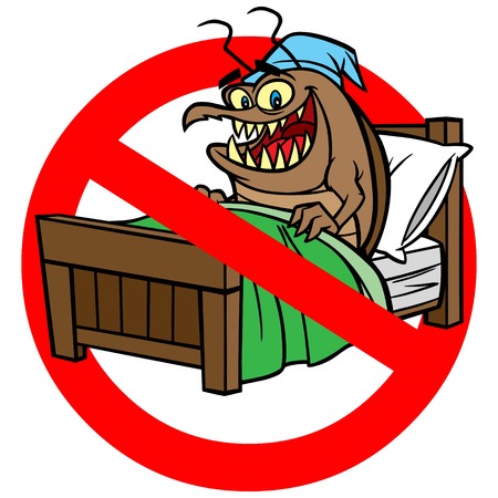 No Bed Bugsのイラスト素材