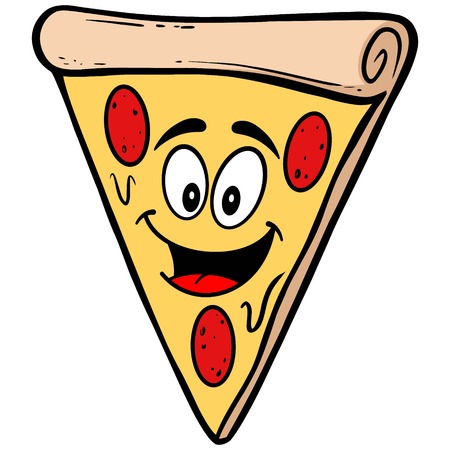 Pizza Mascotのイラスト素材