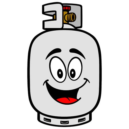 Propane Tank Mascotのイラスト素材