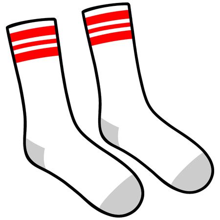 Tube Socksのイラスト素材