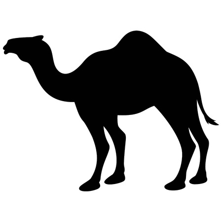 Camel Silhouetteのイラスト素材