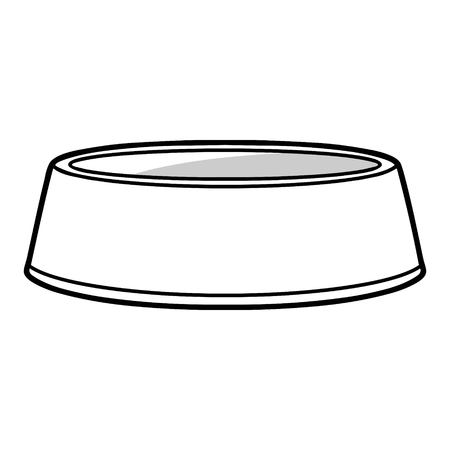 Dog Bowl Illustration.のイラスト素材
