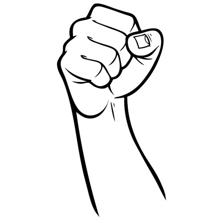 Rebel Fist Illustrationのイラスト素材