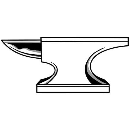 Anvil illustration.のイラスト素材