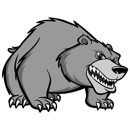 Bear Prowl Illustrationのイラスト素材