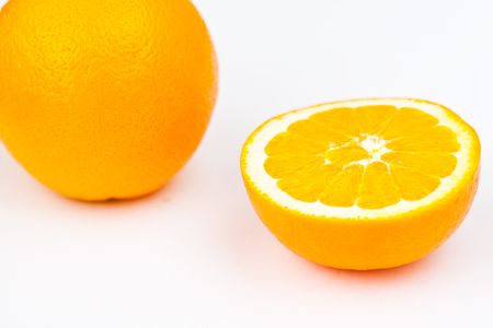 Orange isolatedの写真素材